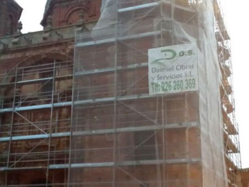 Restauracion cubierta iglesia Santo Cristo del Valle   San Carlos del Valle