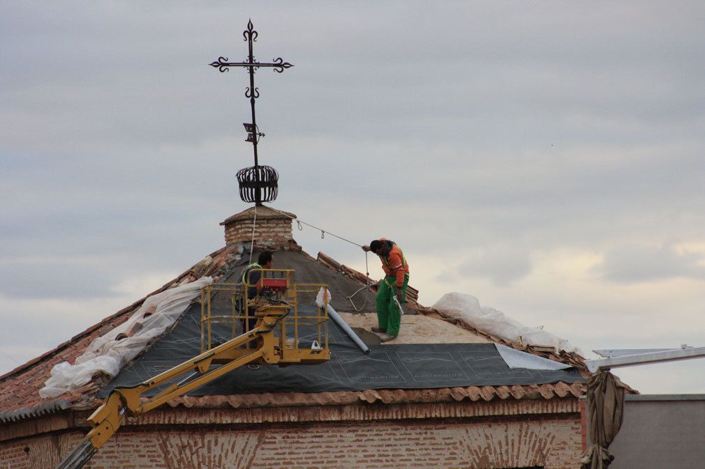 Arreglo de la cubierta del Convento Mínimas