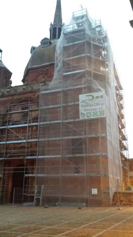 Restauracion cubierta iglesia Santo Cristo del Valle   San Carlos del Valle