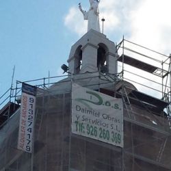 Sustitucion revestimiento boveda Parroquia Ntra
