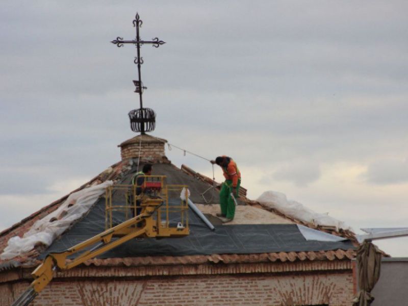 Arreglo de la cubierta del Convento Mínimas